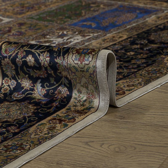 Ковер Qum 2017N CREAM / NAVY