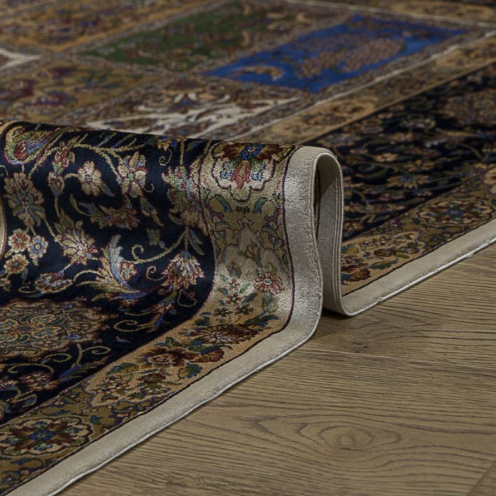 Ковер Qum 2017N CREAM / NAVY