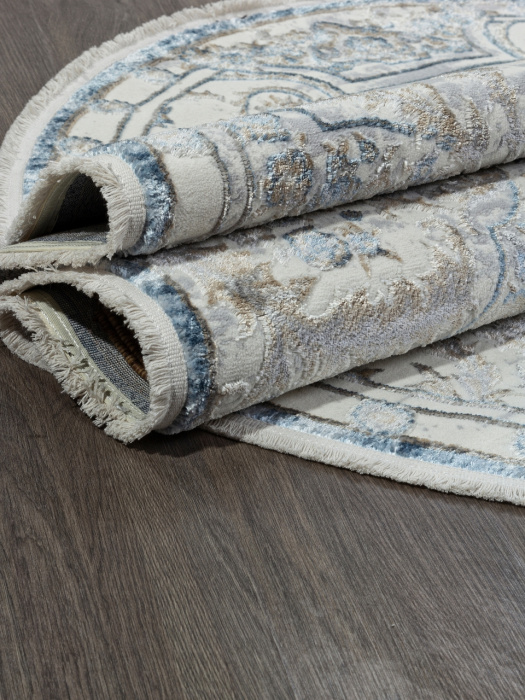 Ковер SAHARA 00765A D.BLUE FDY / CREAM HB