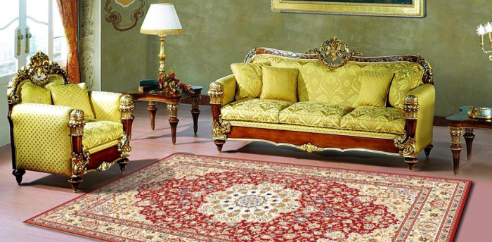 Ковер Hunnu Wool+Viscose 6C1107 167