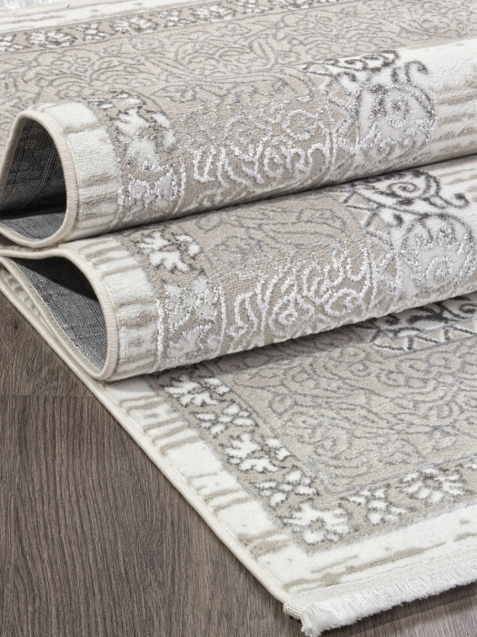 Ковер ALFANI Q012A GREY FDY / CREAM SHRINK