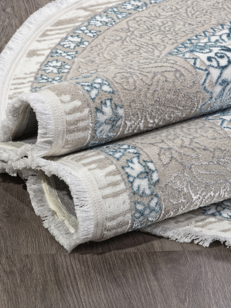 Ковер ALFANI Q012A BLUE FDY / CREAM SHRINK