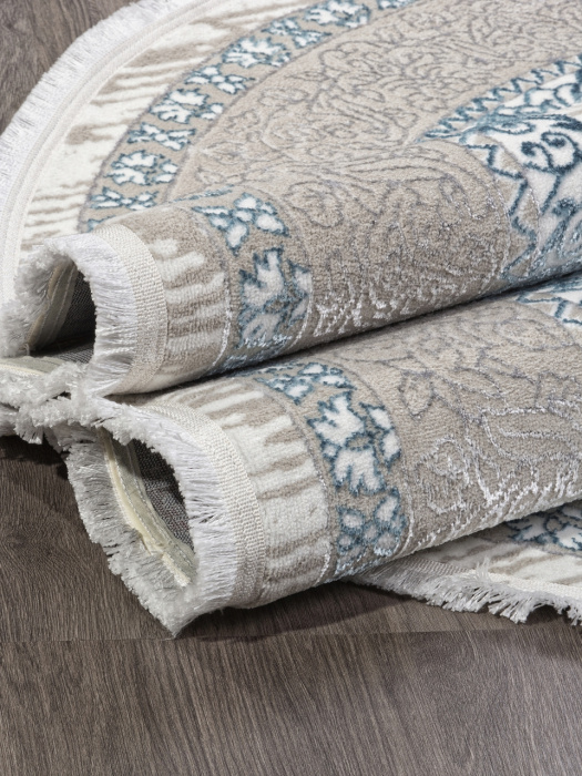 Ковер ALFANI Q012A BLUE FDY / CREAM SHRINK