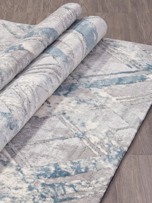 Ковер Valentino V134A D.GREY SHRINK / L.BLUE HEATSET