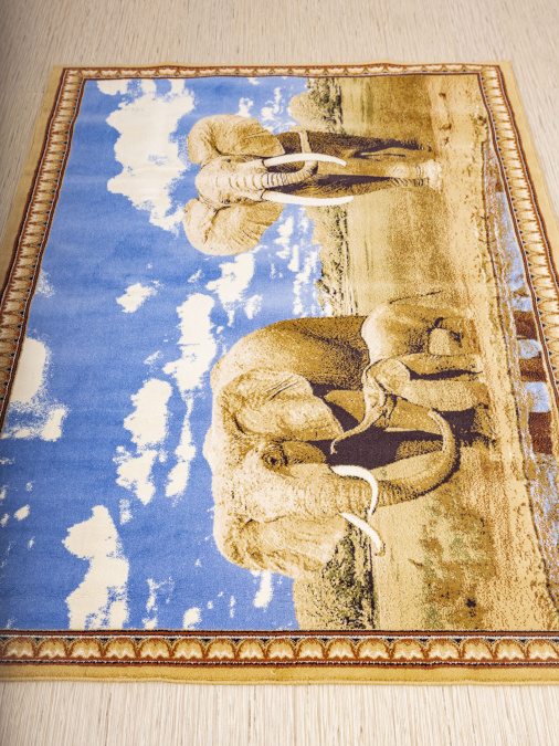 Ковер Hunnu  сувенирный 6S1028 82 слоны