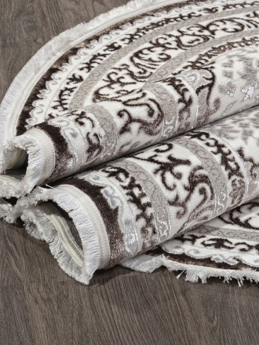 Ковер ALFANI Q011A BROWN FDY/CREAM SHRINK