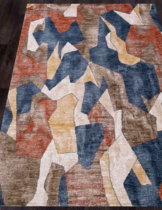 Ковер ZEUS B3521A D.BLUE / GREEN