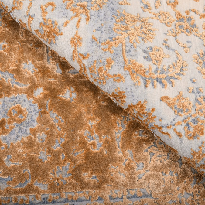 Ковер Art Deco 3023A L_GRAY / COPPER_2