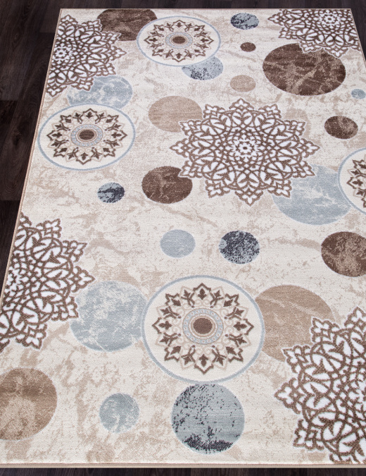 Ковер VALENCIA DELUXE d309 CREAM-BROWN