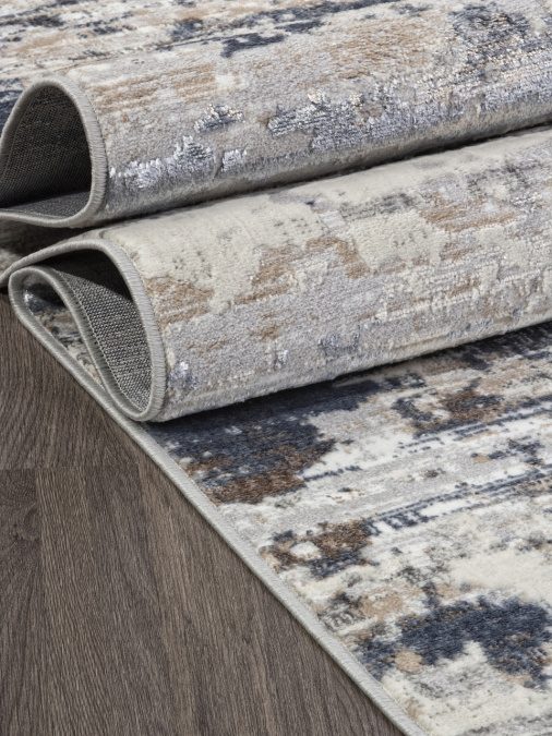 Ковер PERU D060A D.GREY SHIRINK / BLUE FDY