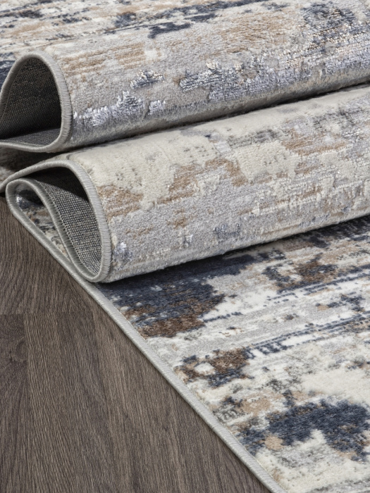 Ковер PERU D060A D.GREY SHIRINK / BLUE FDY