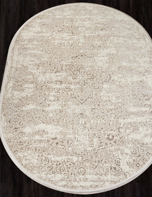 Ковер MIKONOS F584AC CREAM / KAHVE