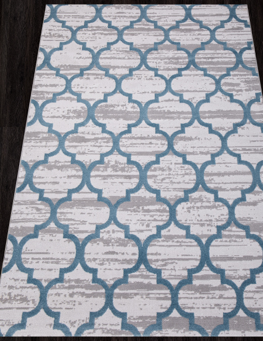 Ковер Valentino M012A D.GREY SHRINK / L.BLUE HEATSET