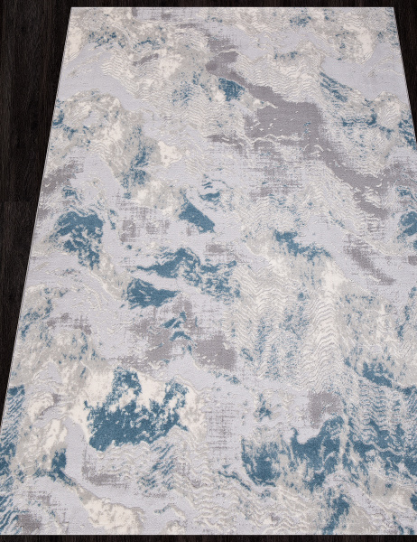 Ковер Valentino M018A D.GREY SHRINK / L.BLUE HEATSET