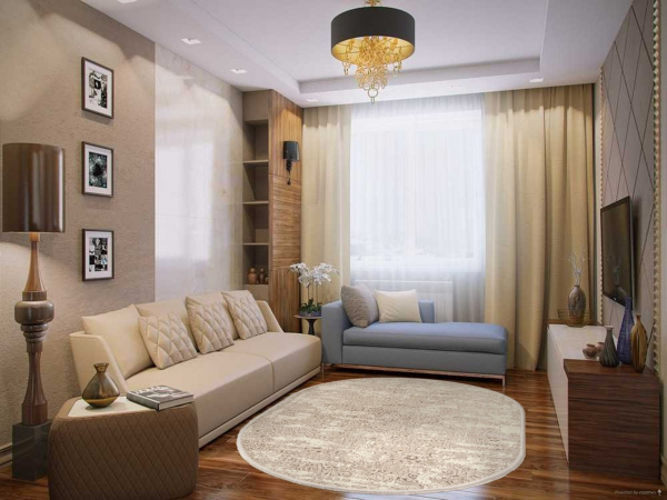 Ковер MIKONOS F584AC CREAM / KAHVE