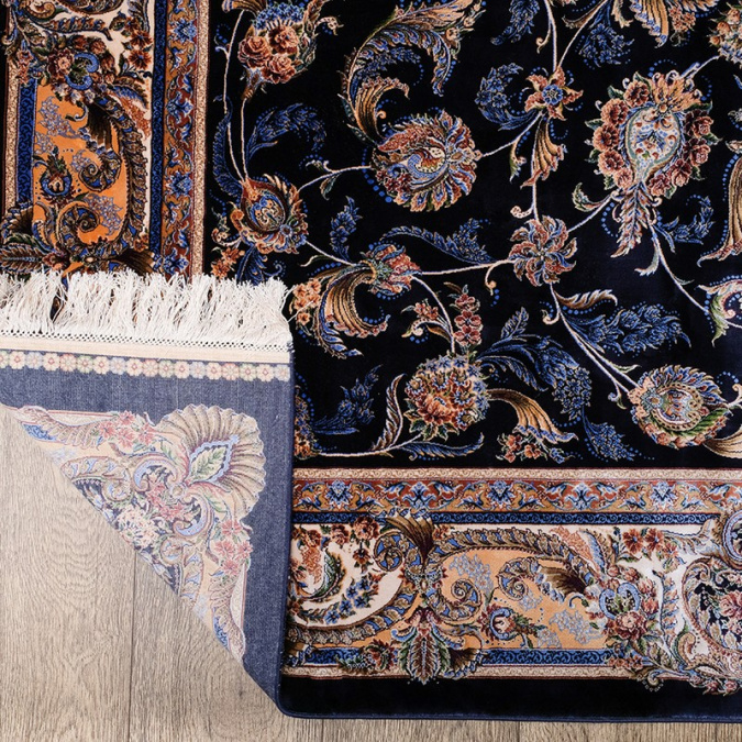 Ковер Qum 2003M NAVY / CREAM