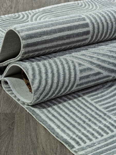 Ковер SIROCCO E508AQ D.GREY / GREY