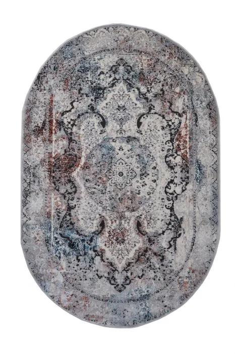 Ковер Harmony Овал 9648A L.Grey/L.Grey
