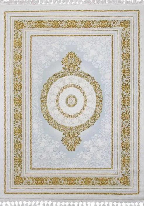 Ковер HUNKAR 08071A BLUE / GOLD