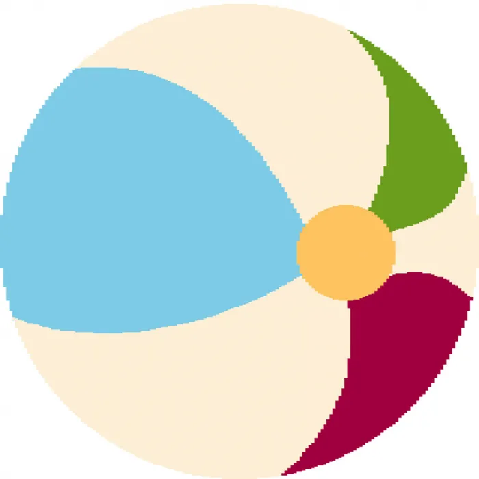 Ковер Funky Top Круг Pil cream