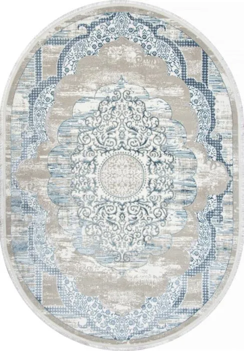 Ковер ALFANI Q018A BLUE FDY / CREAM SHRINK