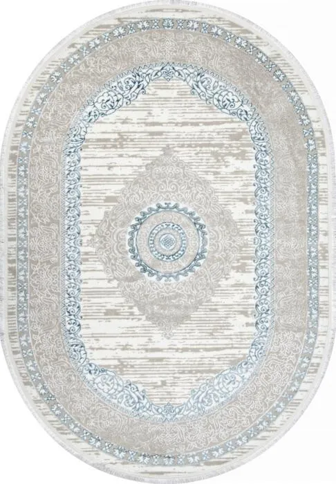 Ковер ALFANI Q012A BLUE FDY / CREAM SHRINK