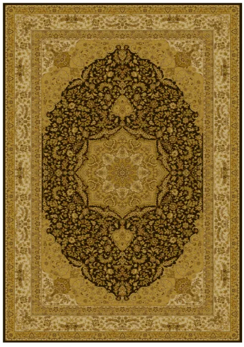 Ковер Comtesse 02M043 coffe gold