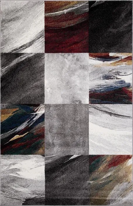 Ковер LONDON D819 gray-red