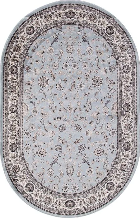 Ковер VALENCIA DELUXE d251 L.BLUE-BROWN