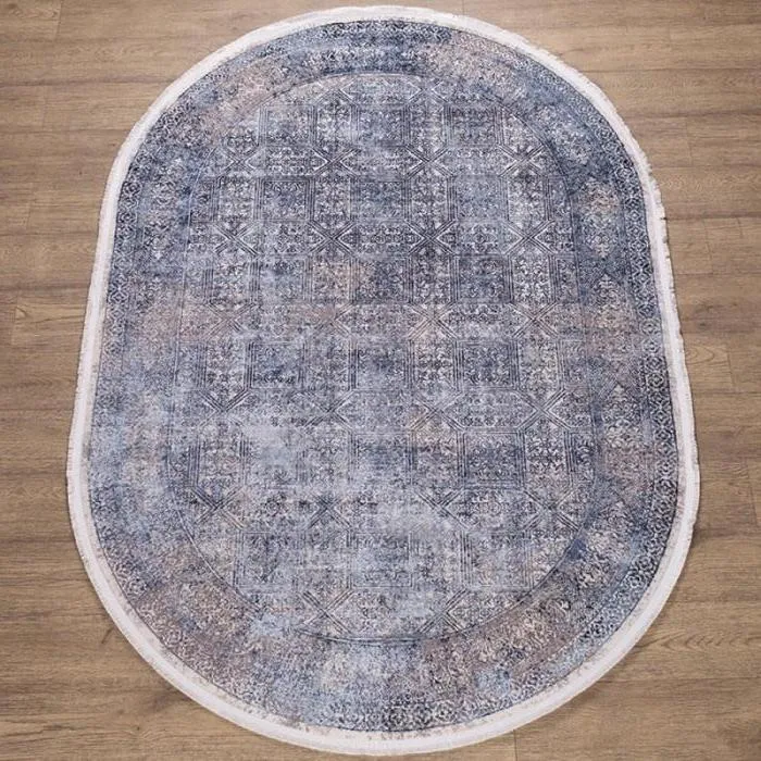 Ковер Doku B167E COKME_DGRAY / L_BLUE