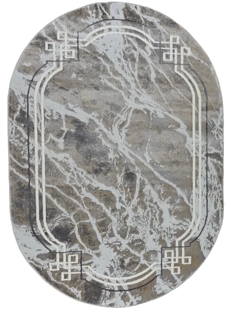 Ковер Аврора Овал e4158/b1o/ar