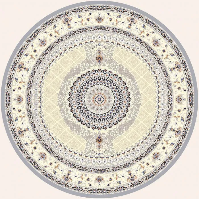 Ковер Amira Круг 4836A L.Grey-L.Grey