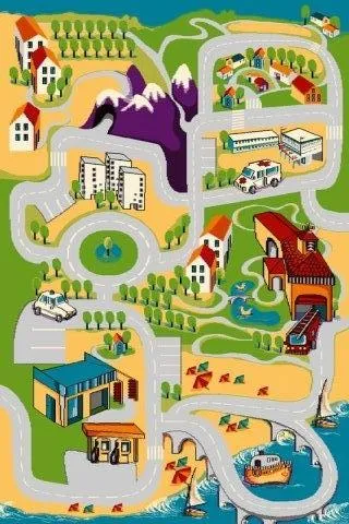 Ковер Funky Top Ugo green