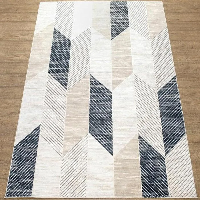 Ковер Alfa 05520A KREM / ANTRASIT