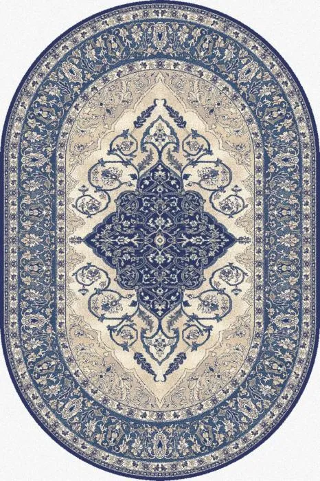 Ковер Isfahan Овал Leyla dark blue