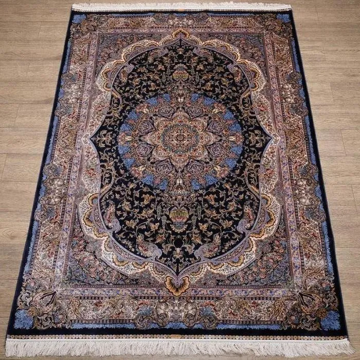 Ковер Qum 2004C NAVY / CREAM