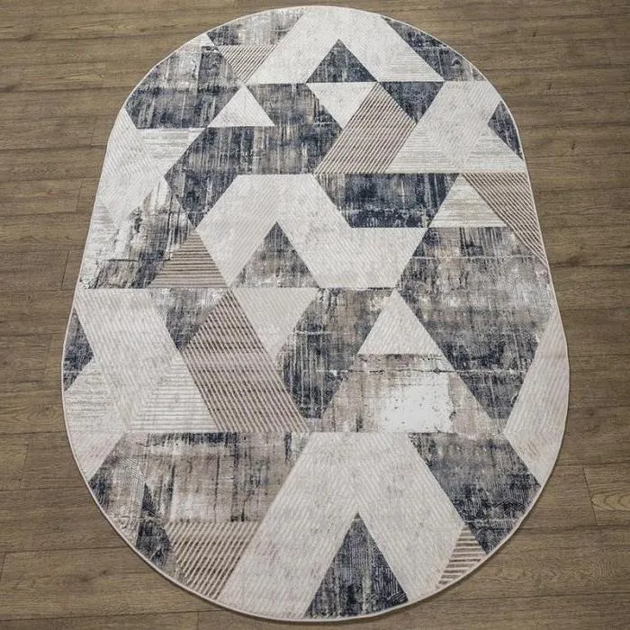 Ковер Void 05123A KREM / ANTRASIT