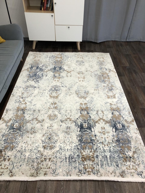 Ковер DOKU 9354H BLUE / CREAM