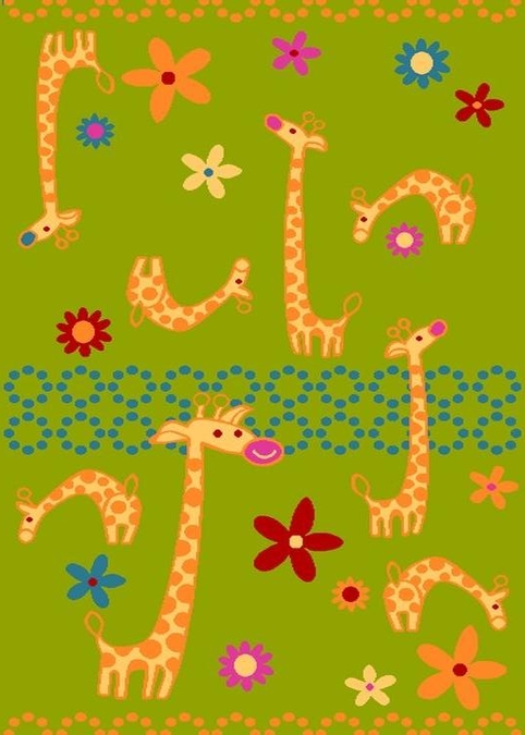 Ковер Funky Giraffe a lime