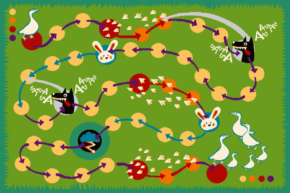 Ковер Funky Myk lime