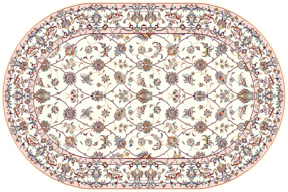 Ковер Hunnu Wool+Viscose Овал 6C1562 001