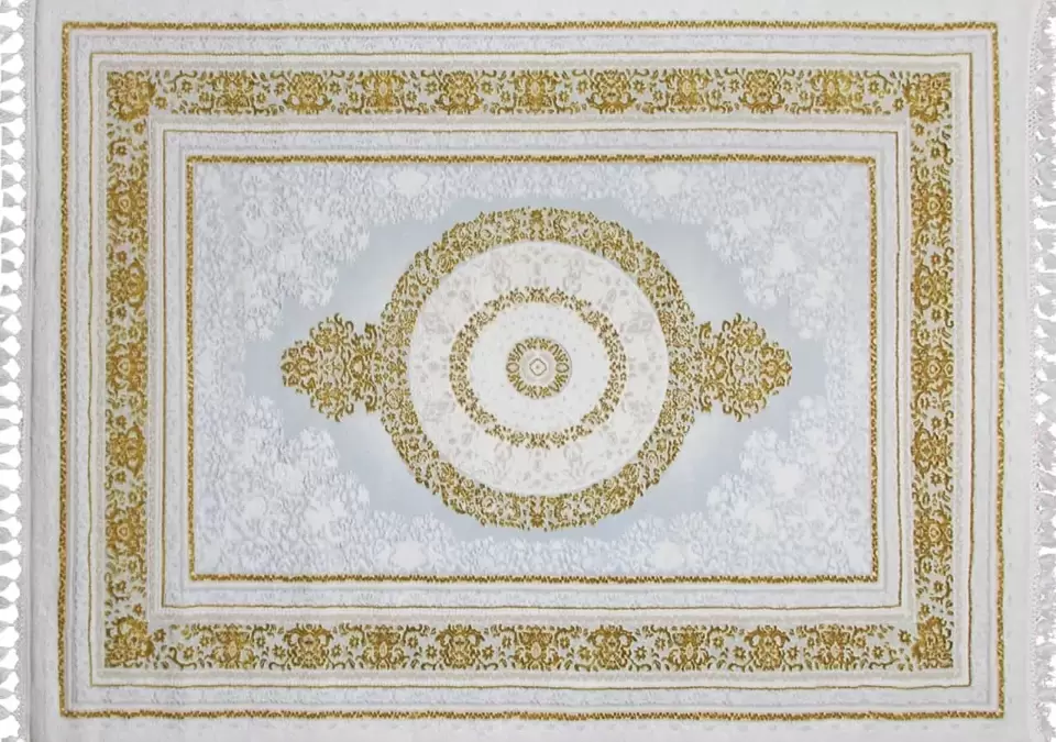 Ковер HUNKAR 08071A BLUE / GOLD