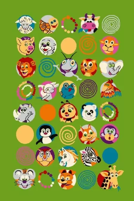 Ковер Funky Sus lime