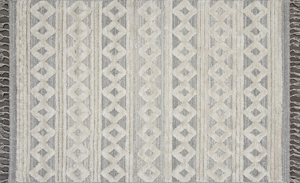 Ковер TUNIS 6608B WHITE / L.GRAY
