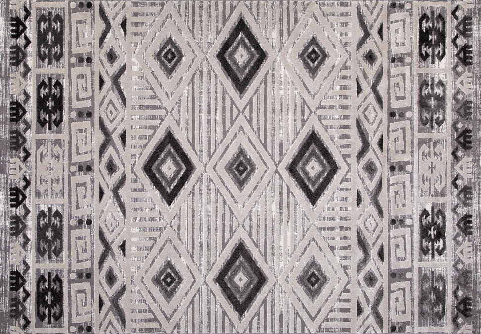 Ковер ECLIPSE QP002 WHITE / D.GRAY