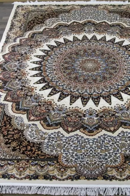 Ковер SHAHREZA d417 CREAM-NAVY