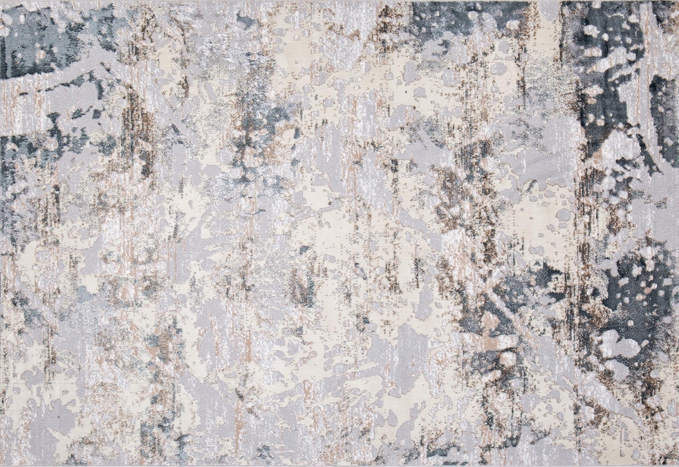 Ковер PERU C060A D.GREY SHIRINK / BLUE FDY