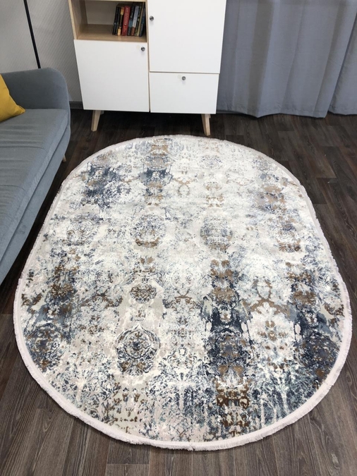 Ковер DOKU 9354H BLUE / CREAM