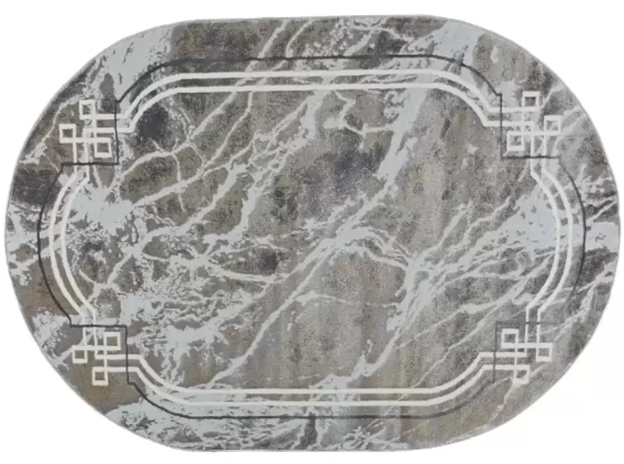 Ковер Аврора Овал e4158/b1o/ar