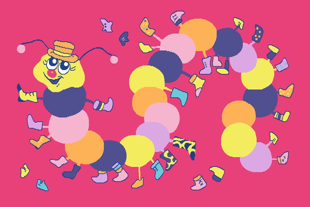 Ковер Funky Top Iwo amaranth